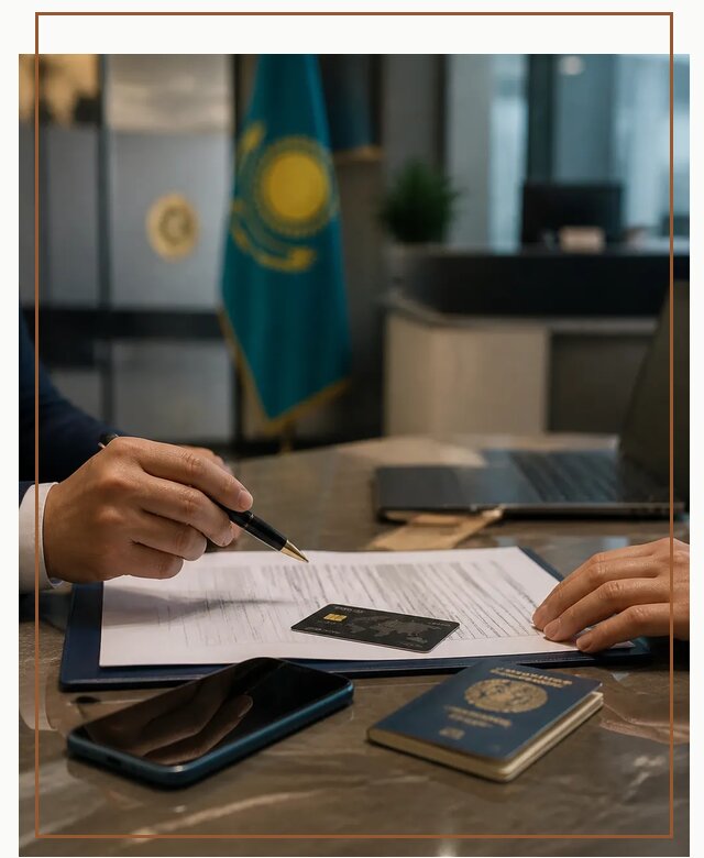 Открытие счета и банковской карты в Казахстане в Орехове-Зуеве